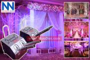 Máy bắn kim tuyến 2 nòng cực mạnh cho sân khấu ca nhạc, đám cưới, sự kiện